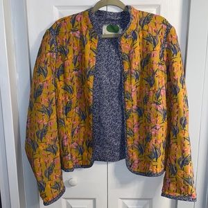 Anthropologie Floral Jacket